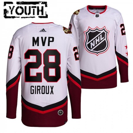 Philadelphia Flyers Claude Giroux 28 MVP 2022 NHL All-Star Wit Authentic Shirt - Kinderen